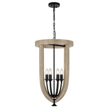 Tokig 6 Light Iron Pendant